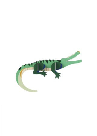 „Crocodile“ – Wilde Figur aus Papier