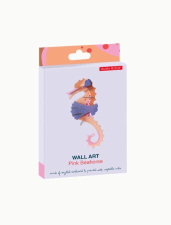 "Pink Seahorse" - Delicate Seahorse as a Design Object