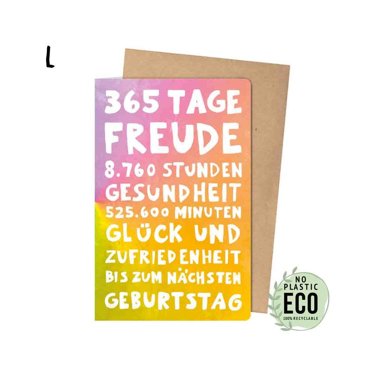 KIND MIND GREETING L „365 Tage Freude“