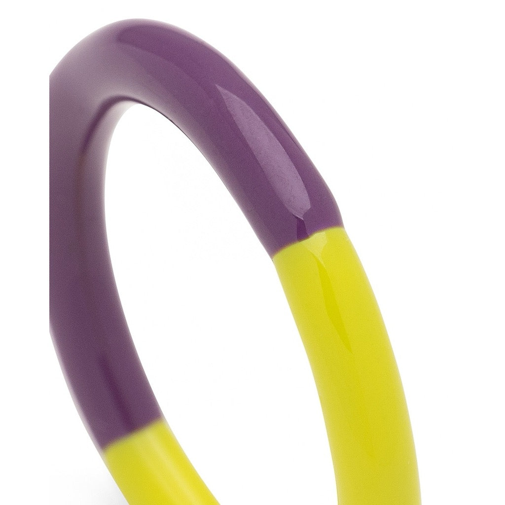 LULU Copenhagen Double Color Ring – Wild Lime - Purple Harvest