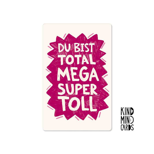 Kind Mind Card "Je bent echt supertof"