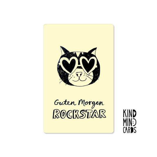Kind Mind Card "Goedemorgen Rockstar"