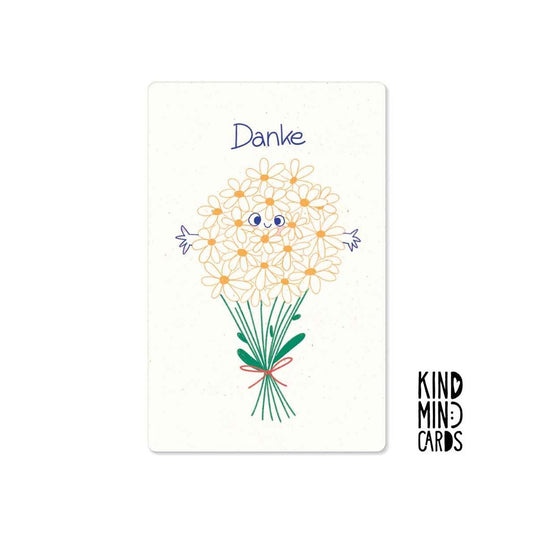 Kind Mind Card "Bedankt Boeket"