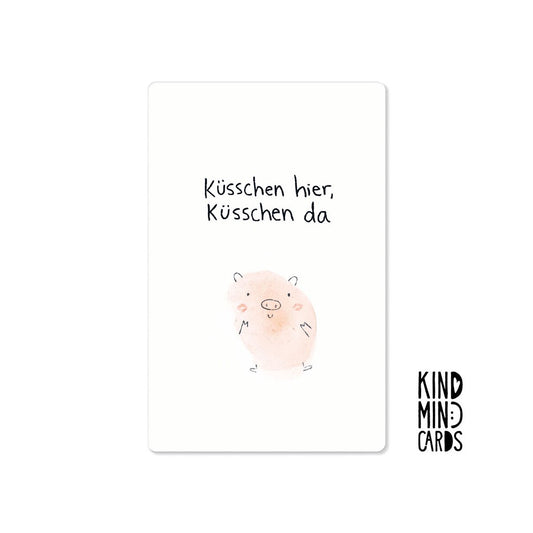 Kind Mind Card "Kusje hier kusje daar"