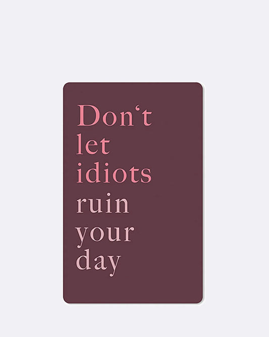 Lunacard Ansichtkaart "idiots"