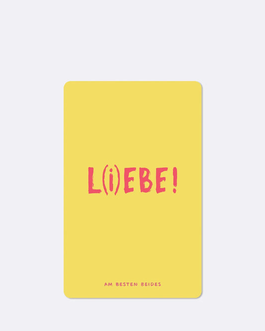 Lunacard Postkaart "Liefde, leef"