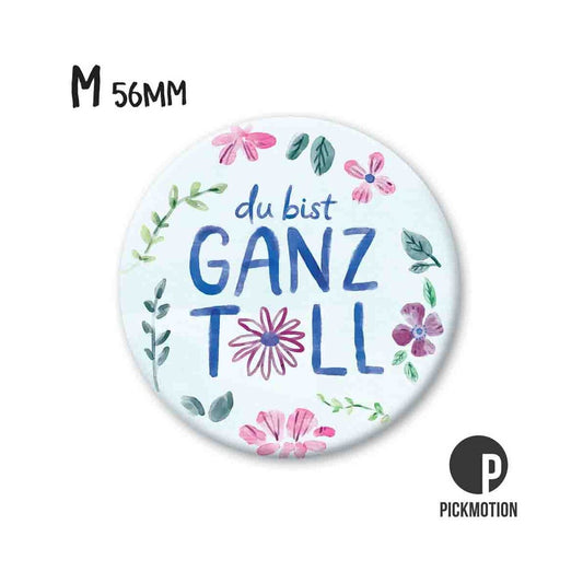 Magneet rond 56mm "Je bent geweldig"