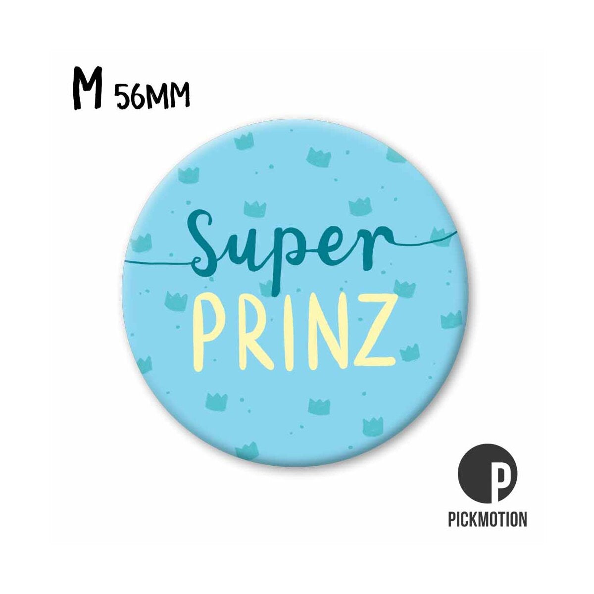 Magneet rond 56mm "Super Prins Kroon"