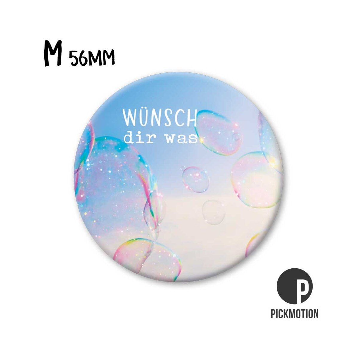 Magneet rond 56 mm "Wens je wat bellen"