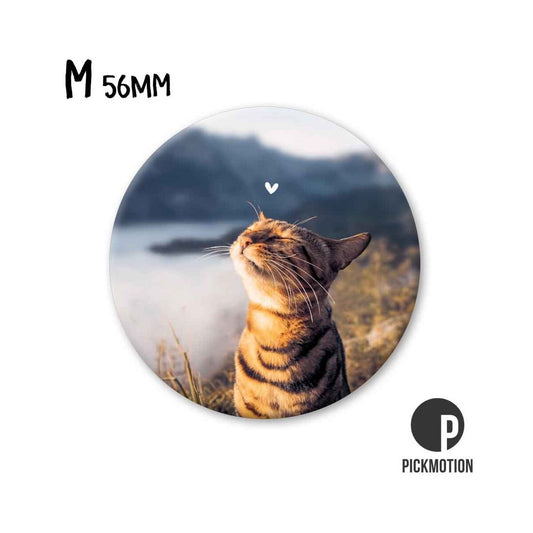 Magnet rund 56mm "Sunshine Cat"