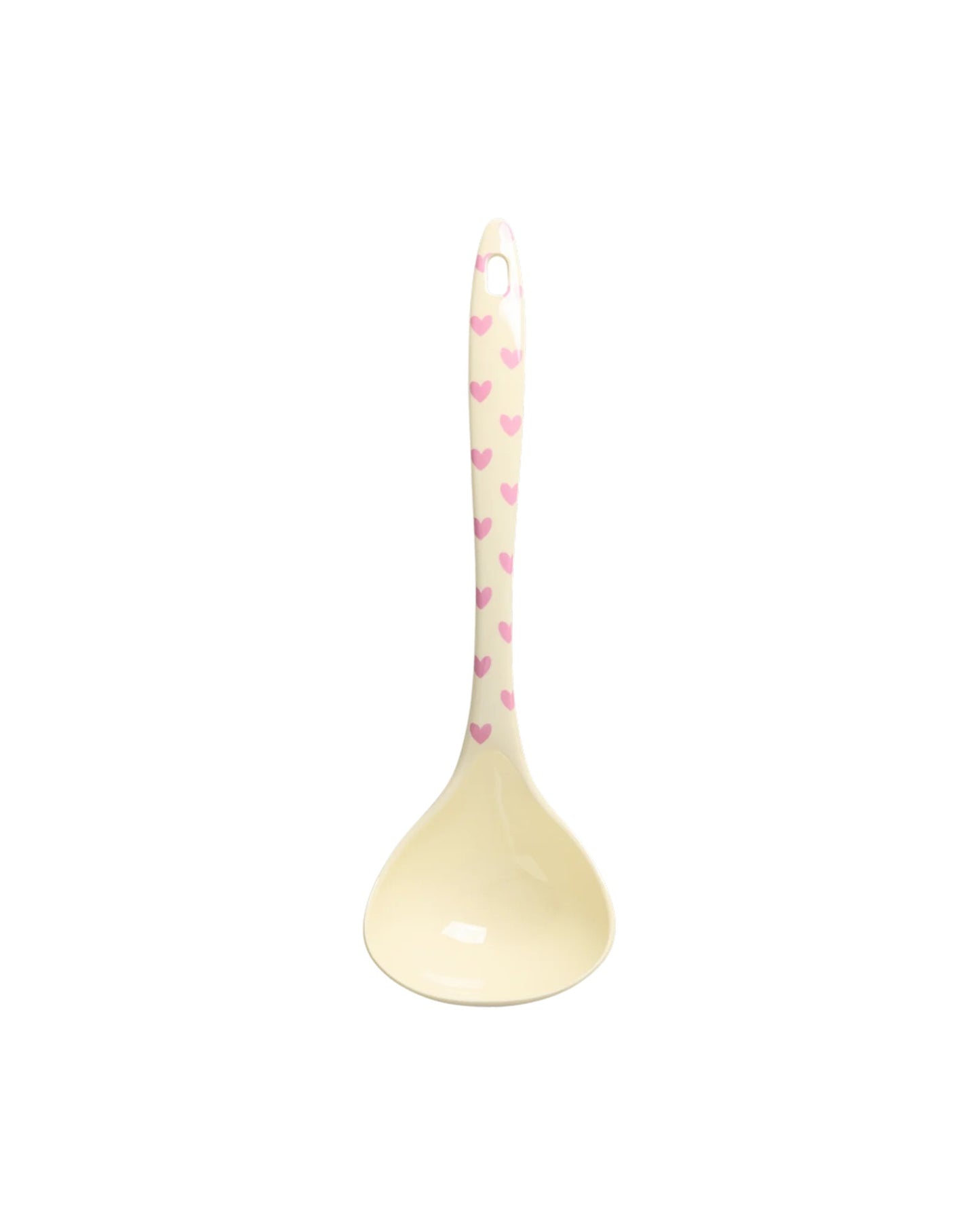 Soup Spoon Melamine "Favourite Hearts - Print" Various Colours
