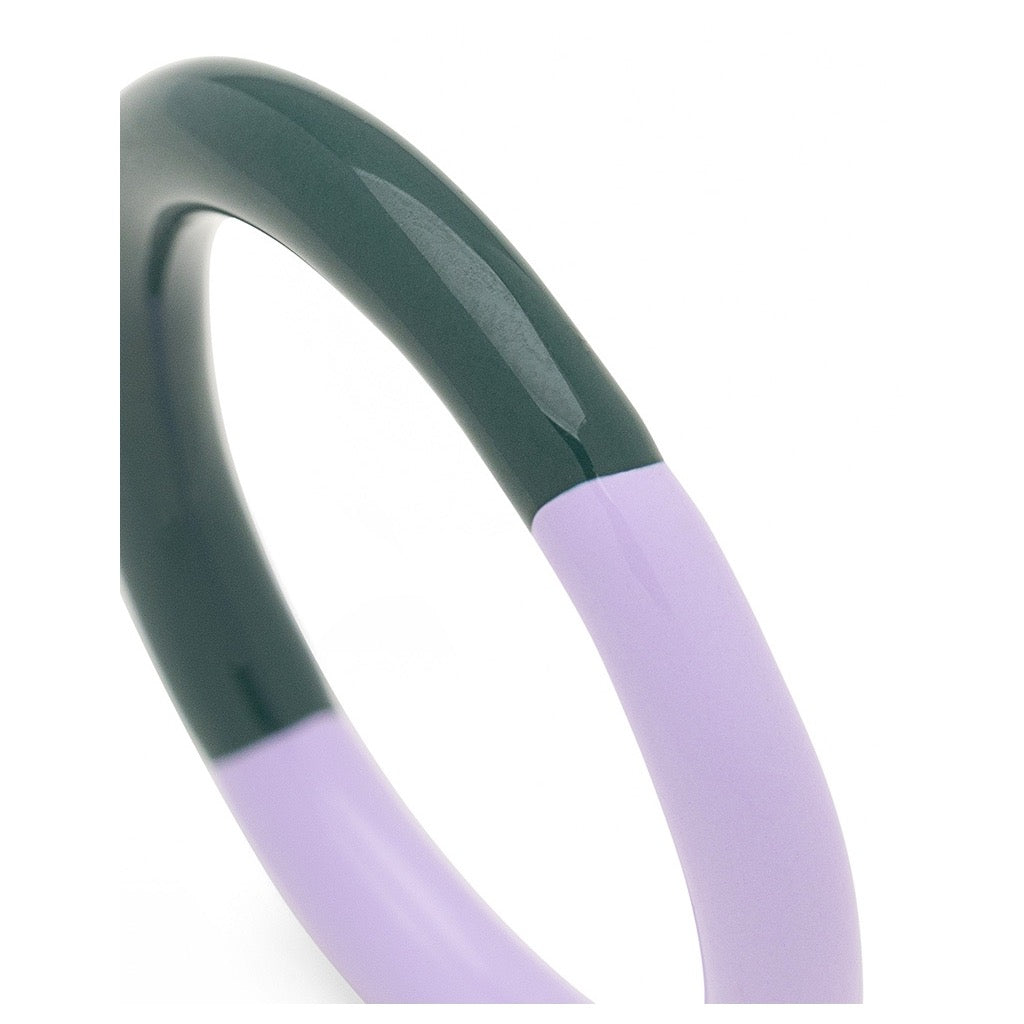 LULU Copenhagen Double Color Ring – North Sea Green / Purple