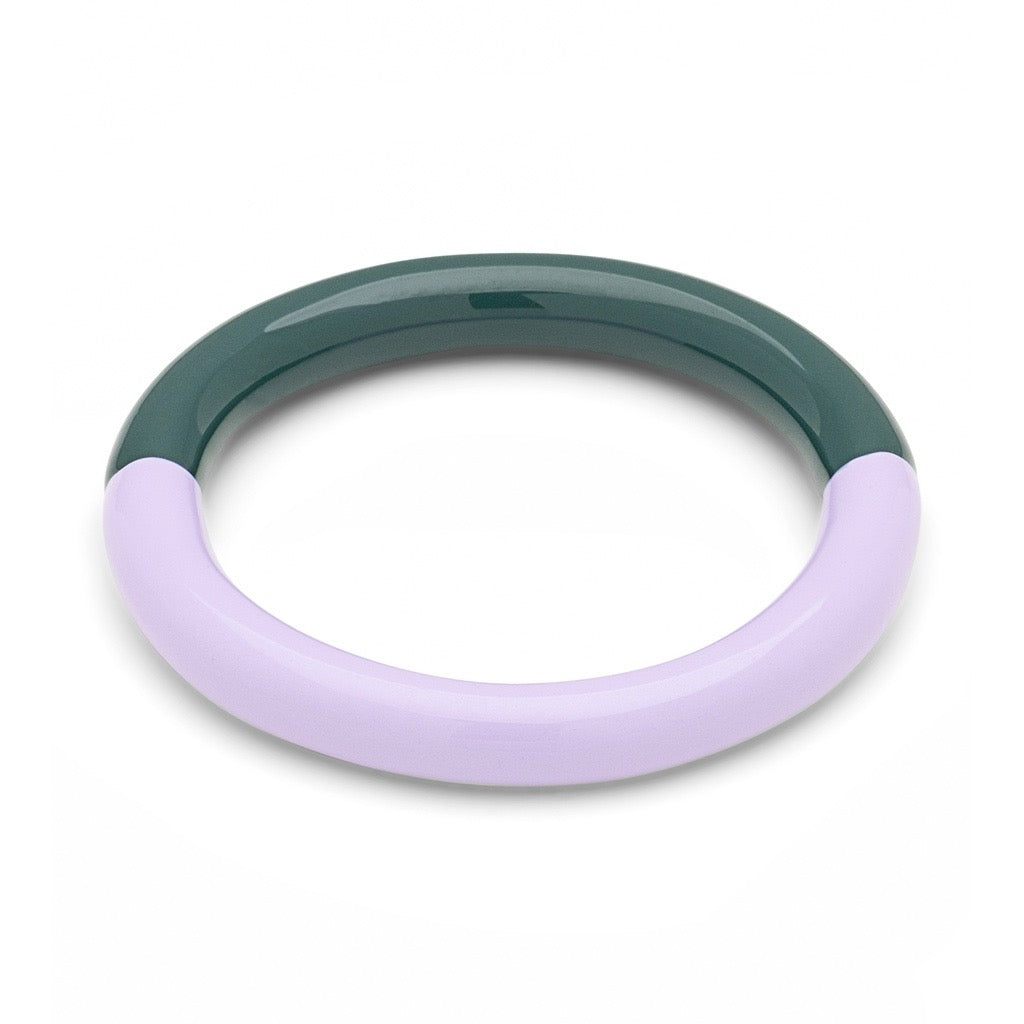 LULU Copenhagen Double Color Ring – North Sea Green / Purple