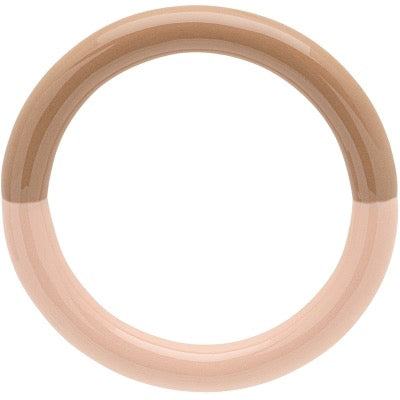 LULU Copenhagen Double Color Ring – Mocha Mousse / Dusty Peach
