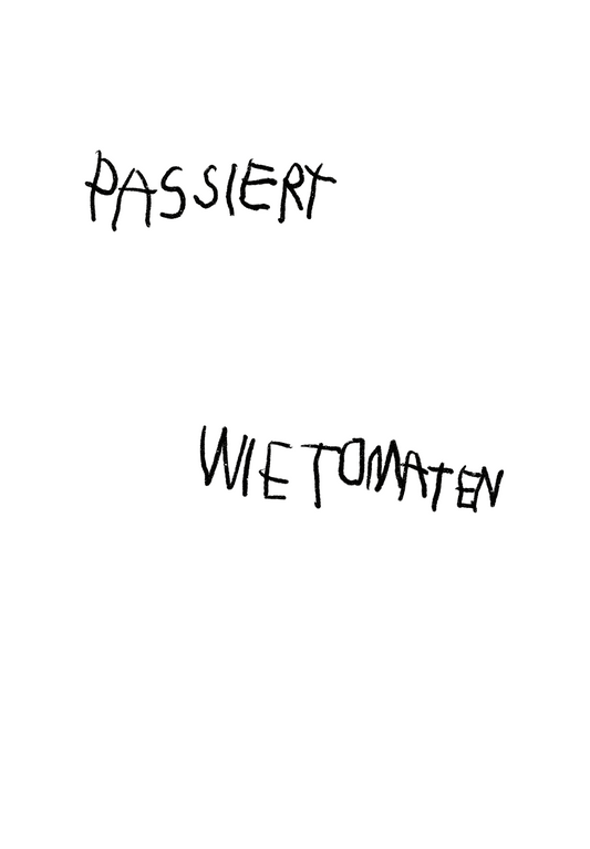 "Passiert ..." Exklusive Postkarte aus der Artist Edition von der Berliner Künstlerin Elisa Klinkenberg