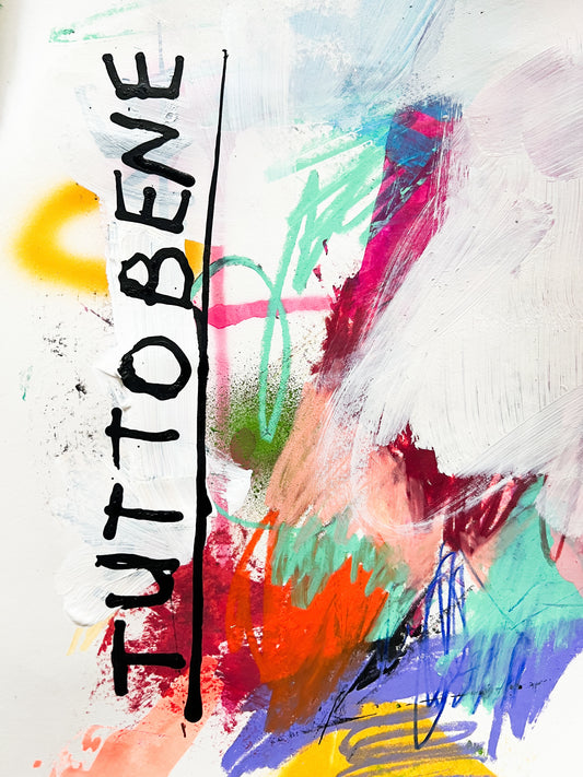 "Tuttobene ..." Exklusive Postkarte aus der Artist Edition von der Berliner Künstlerin Elisa Klinkenberg