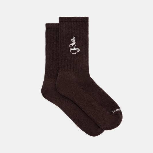 Tennissocken Kaffee