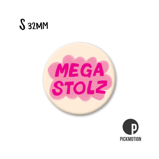 Magneet rond 32mm "Mega trots"
