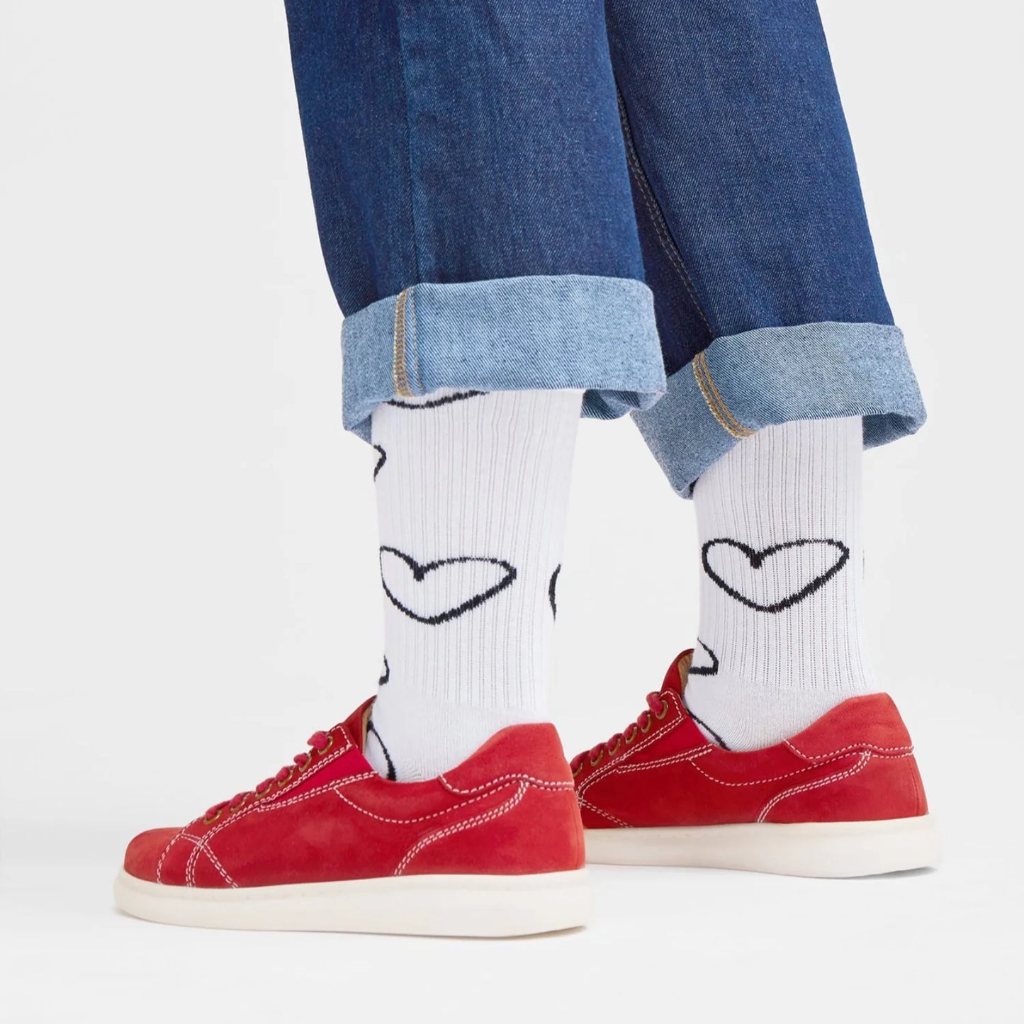 Tennissocken Doodle Heart