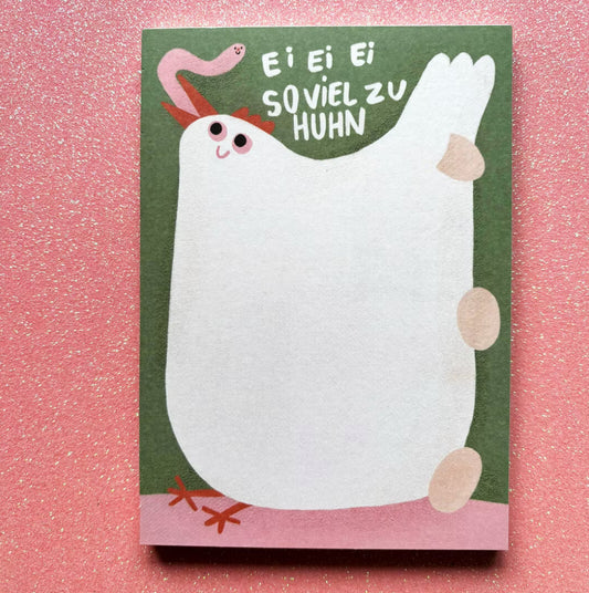 Ei Ei Ei so viel zu Huhn Block