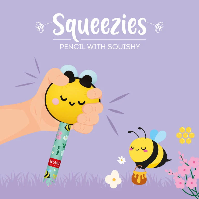 Squeezies Anti-Stress-Bleistift – Biene