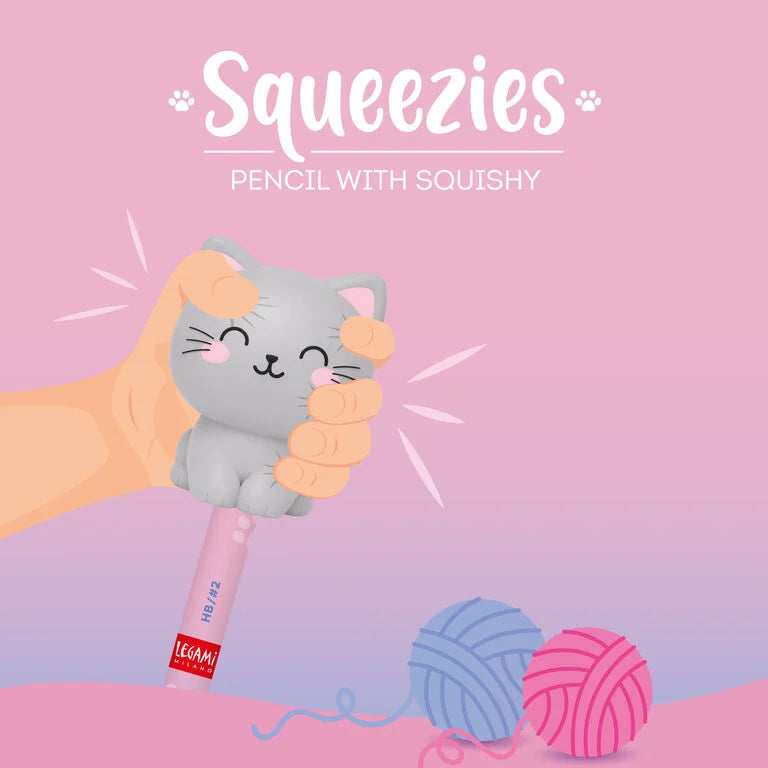 Squeezies Anti-Stress-Bleistift – Kitty/Katze
