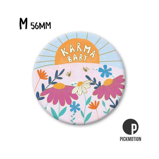 Magneet rond 56 mm "Karma Baby"