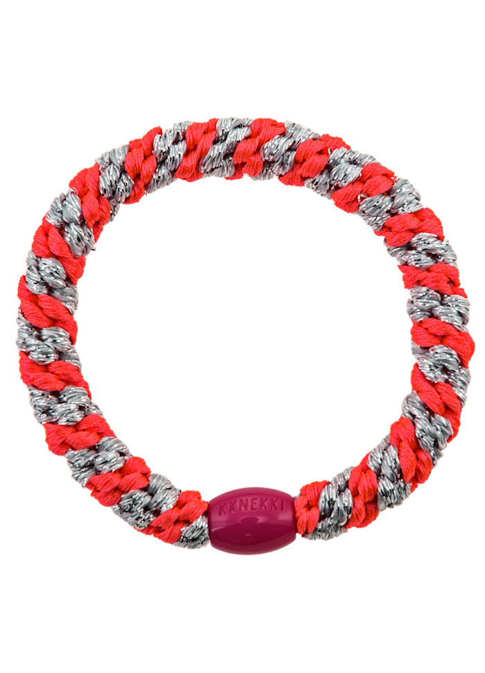 Kknekki Neon Silver Glitter Stripes