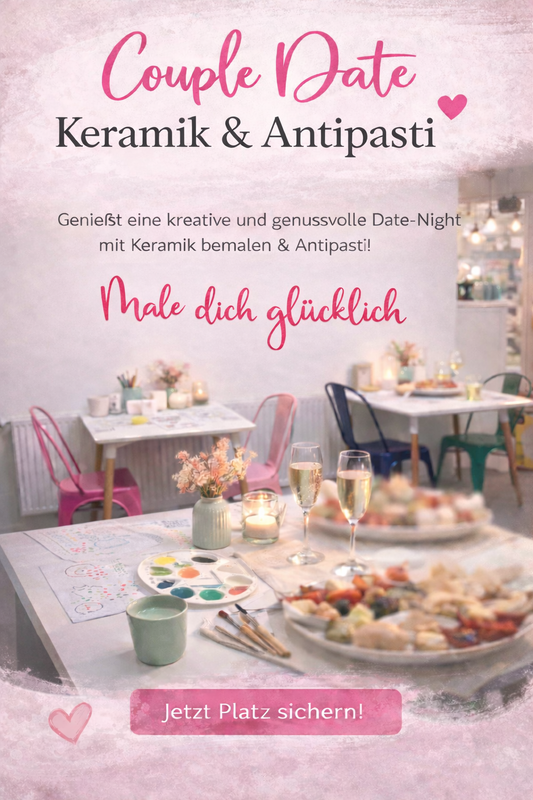 Keramik Couple Date Keramik & Antipasti 06.02.2026 18-21 Uhr für 2 Personen