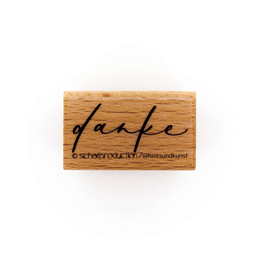 Stempel „danke“