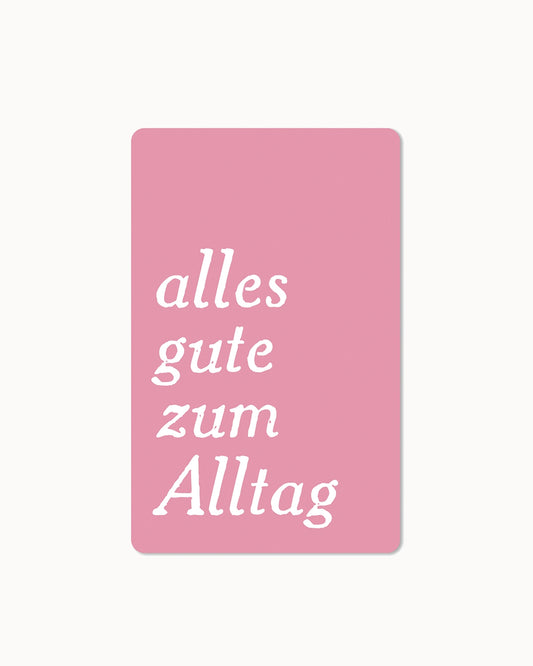 Lunacard Postkarte "Alltag"