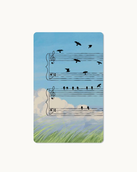 Lunacard Ansichtkaart "Sky Notes"