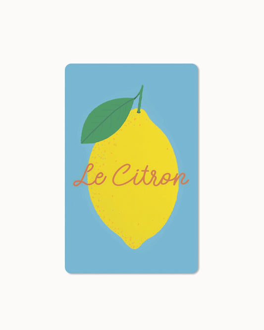 Lunacard Postkarte "Le Citron"