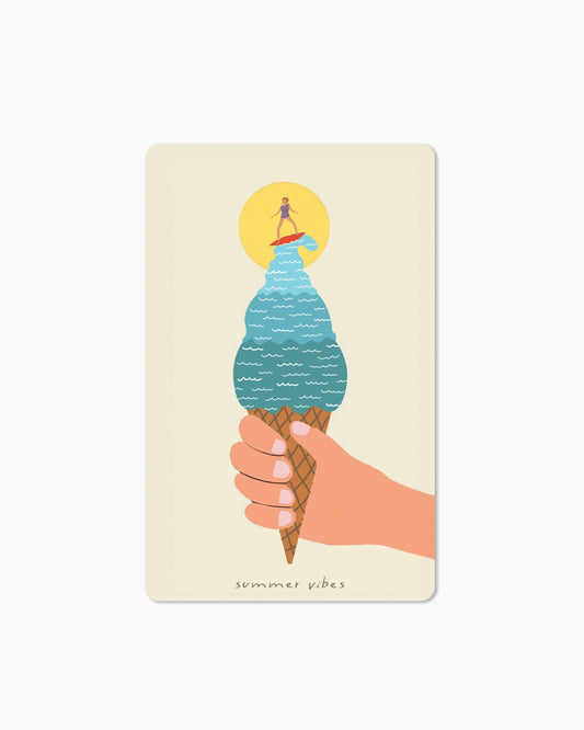 Lunacard-ansichtkaart "Summer vibes"