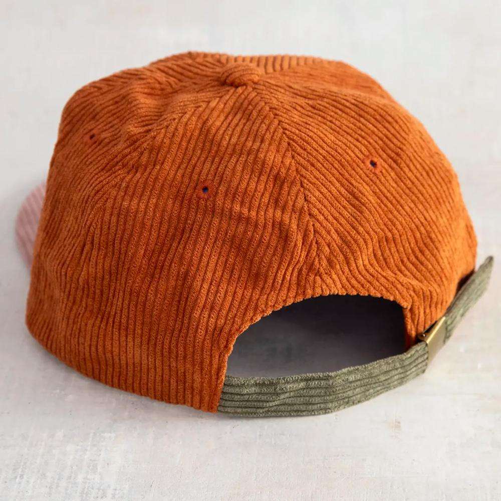 Canvas Trucker Rust Folk Flower