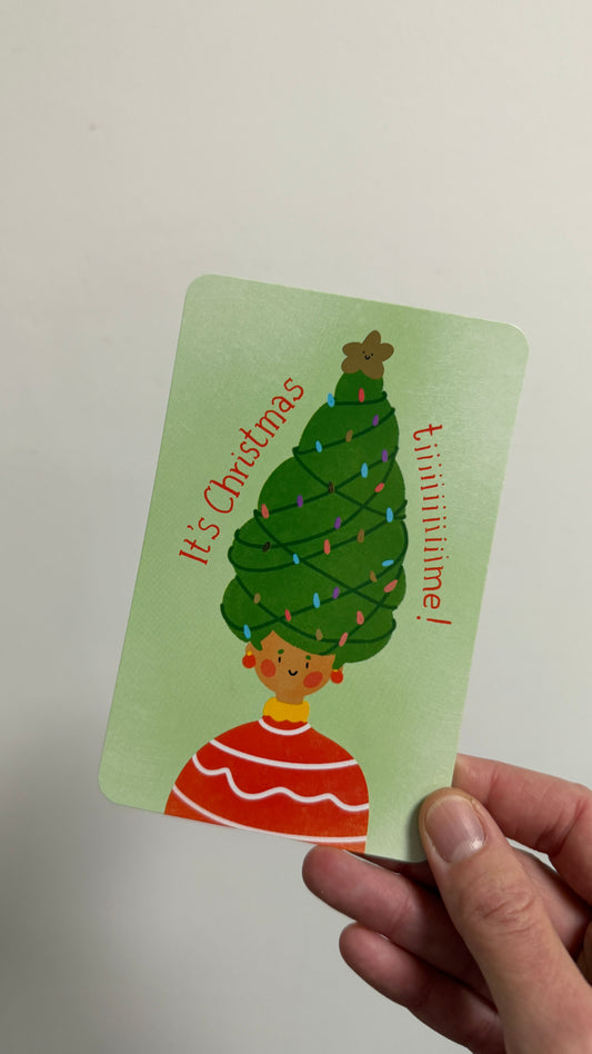 Kind Mind Card "It's Christmas tiiime"