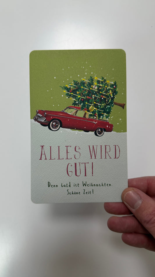 Lunacard Postkarte "Alles wird gut"