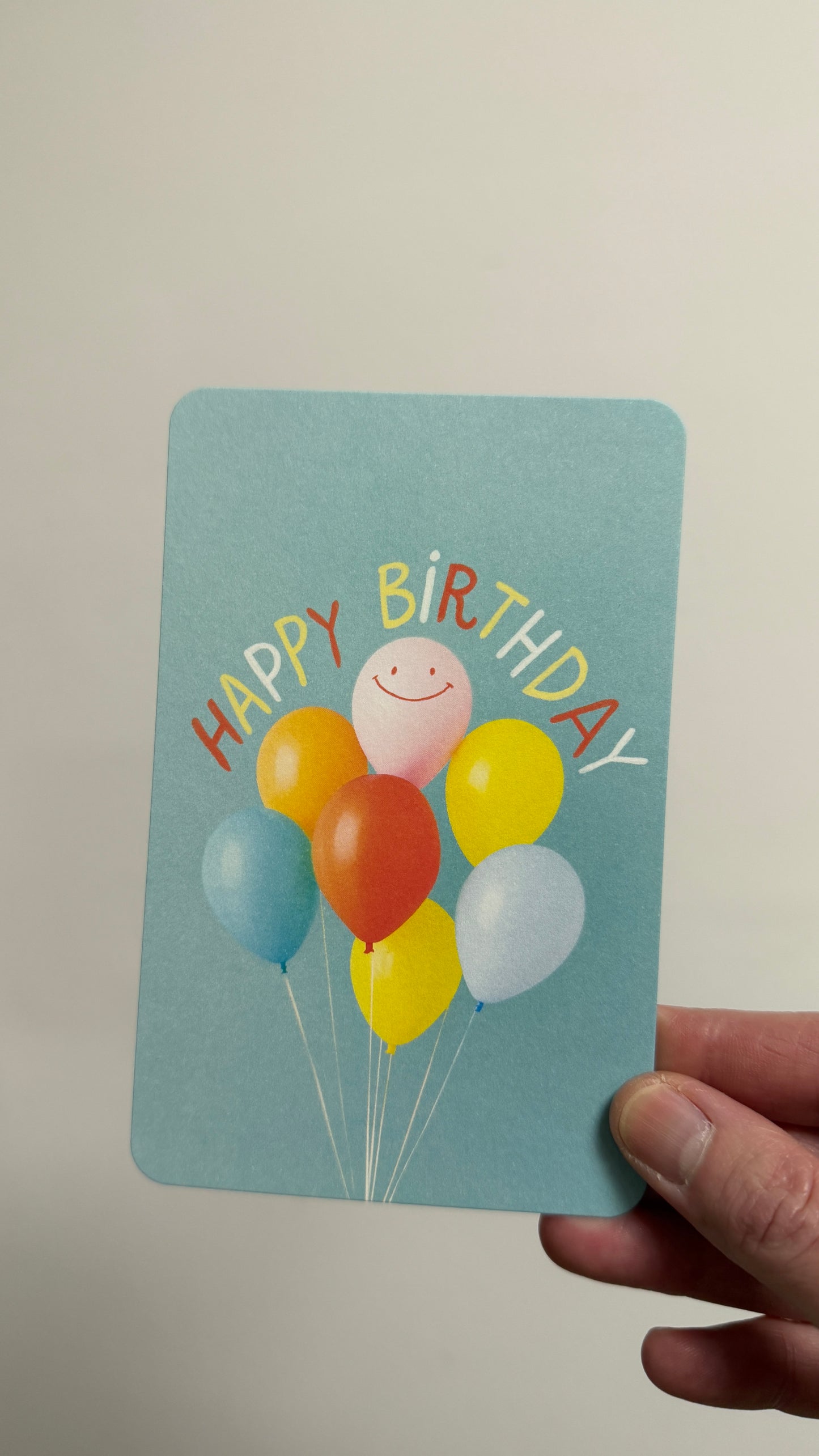 Kind Mind Card "Happy Birthday Balloons"