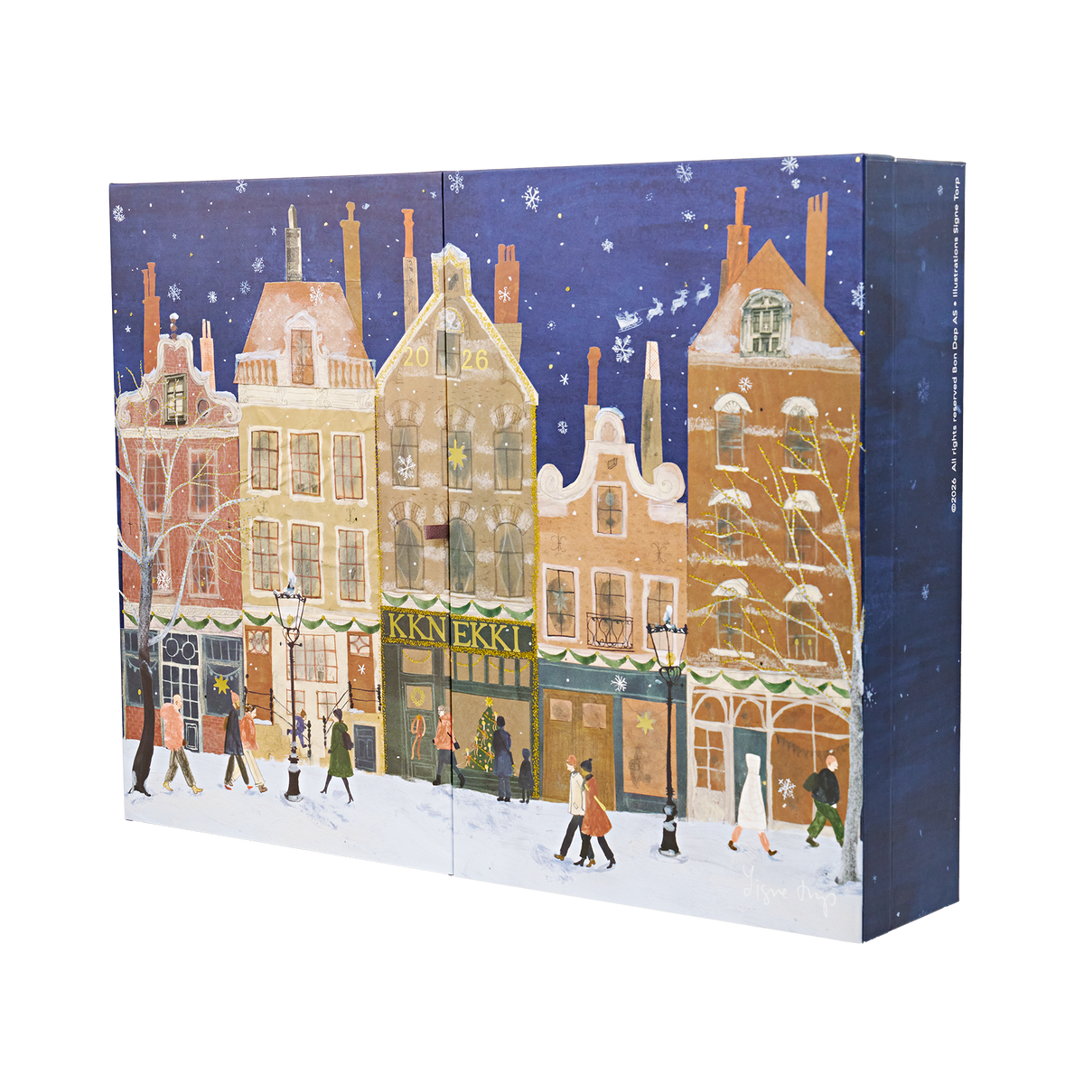 Kknekki Adventskalender 2026 - LIMITIERT - mit 41 original Kknekki Haargummis