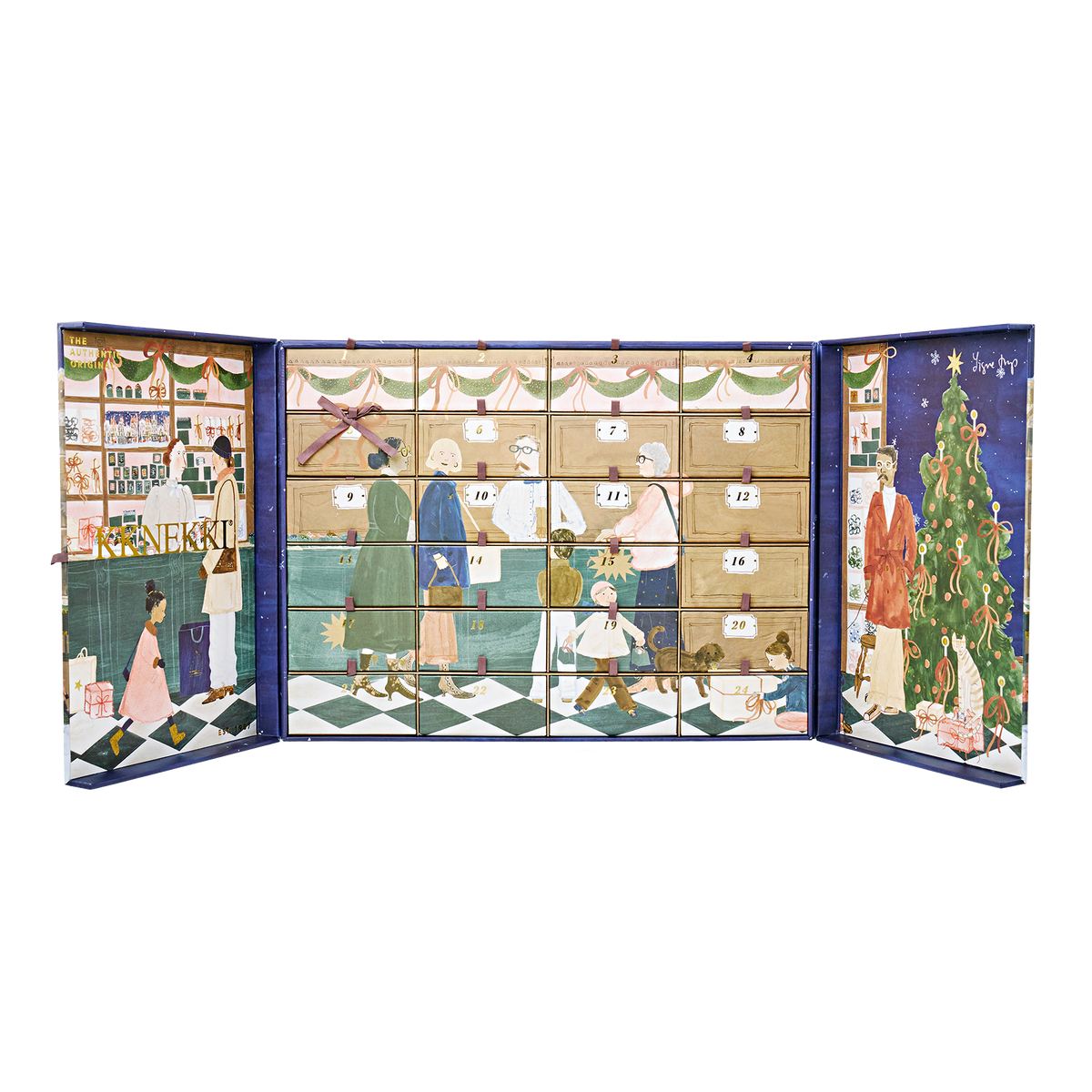 Kknekki Adventskalender 2026 - LIMITIERT - mit 41 original Kknekki Haargummis