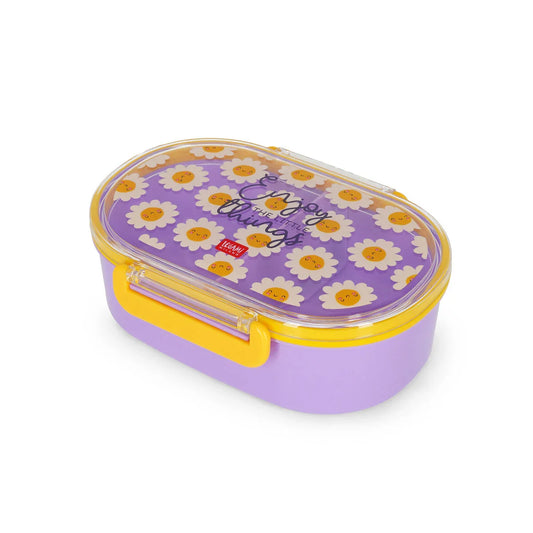 Brotdose "Snack & Go" für Kinder "Daisy" mit Gänseblümchen-Motiv von Legami