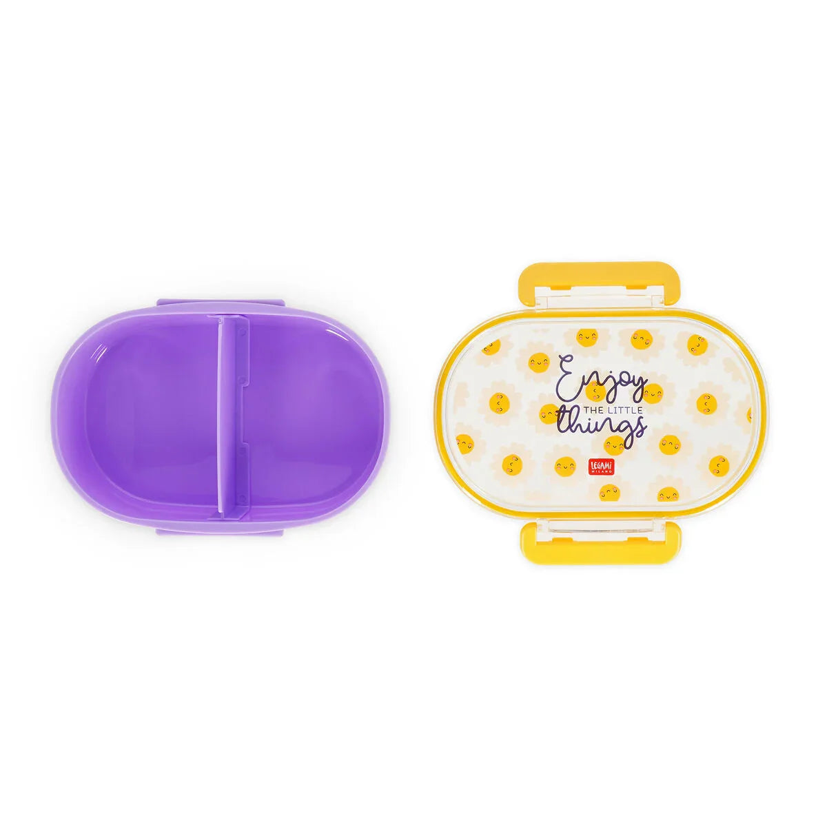 Brotdose "Snack & Go" für Kinder "Daisy" mit Gänseblümchen-Motiv von Legami