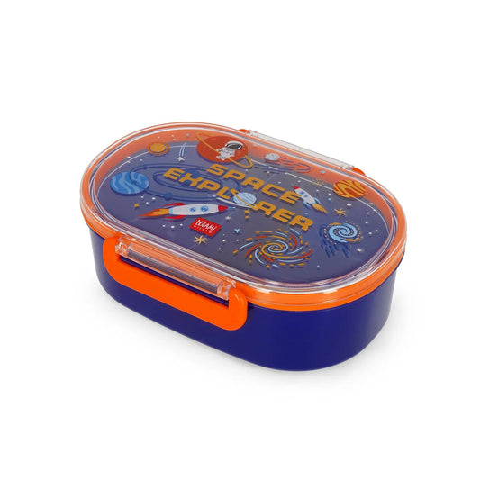 Brotdose "Snack & Go" für Kinder "Space" mit Weltraum-Motiv von Legami