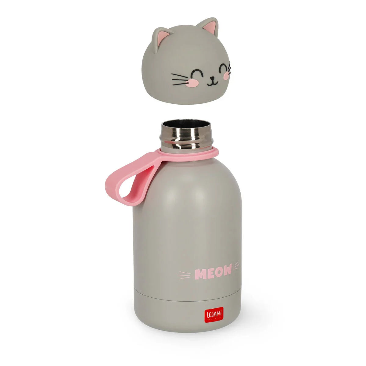 Thermosflasche für Kinder "Kitty" mit Katzen-Motiv von Legami