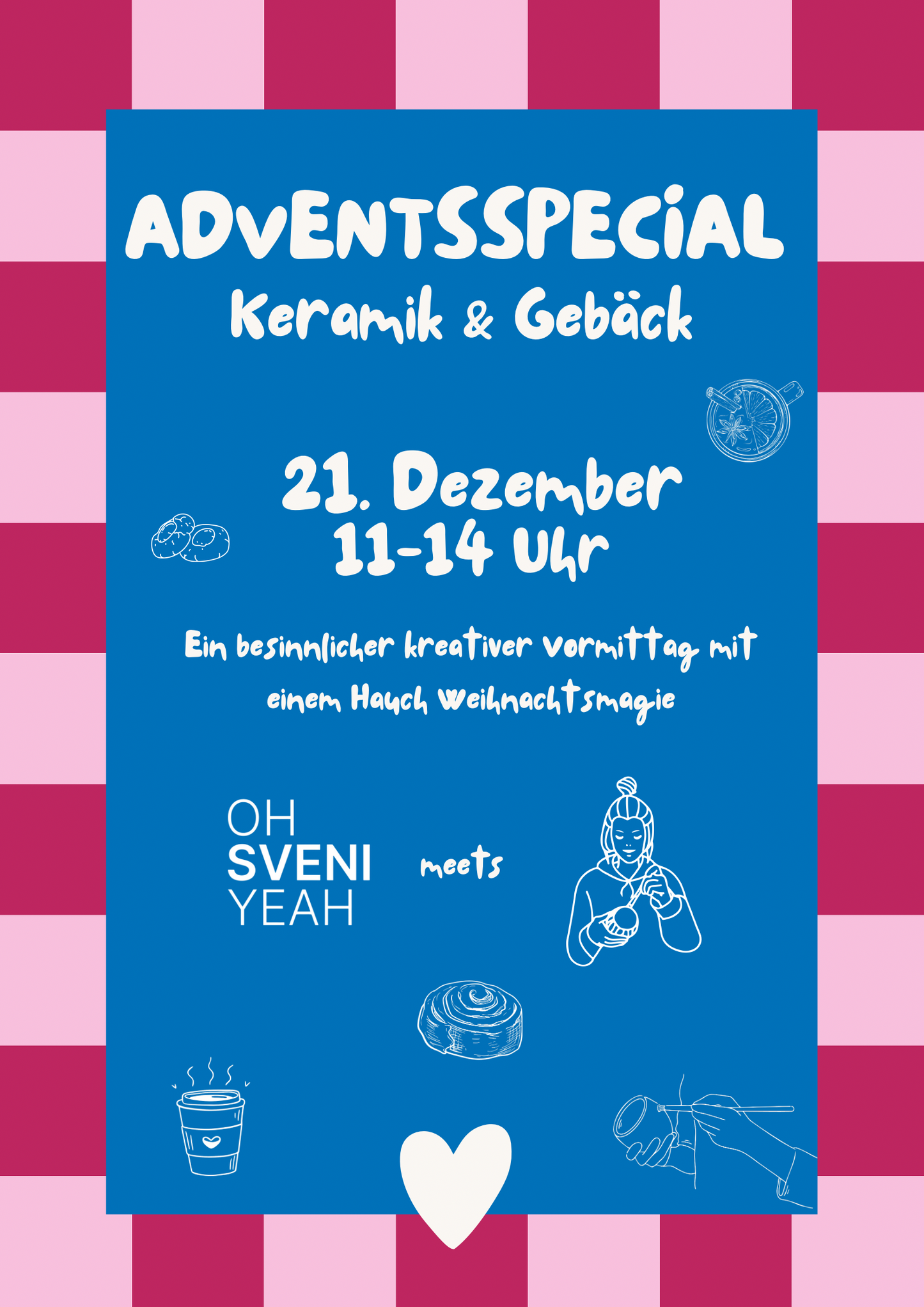 Adventsspecial Keramik Malnachmittag 21.12.2025 11-14 Uhr