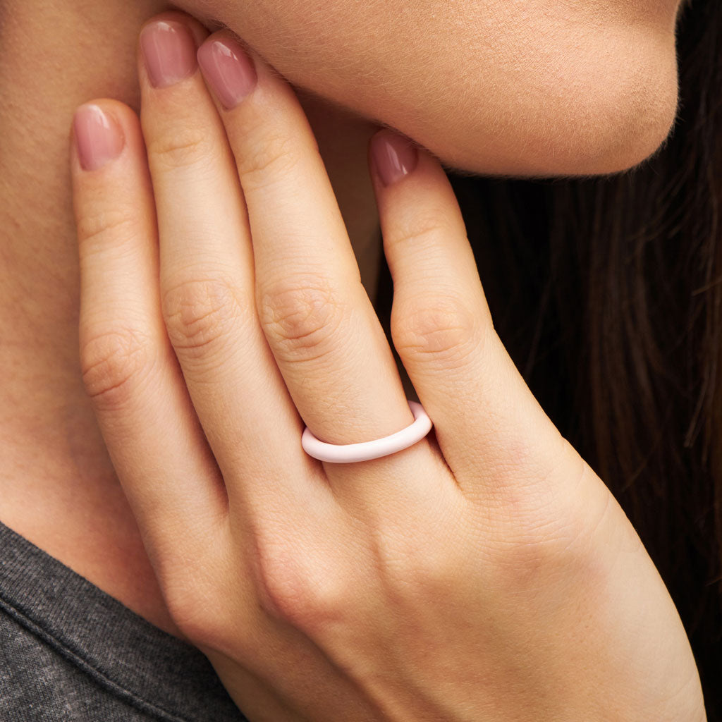 LULU Copenhagen Color Ring – Silk Light Pink