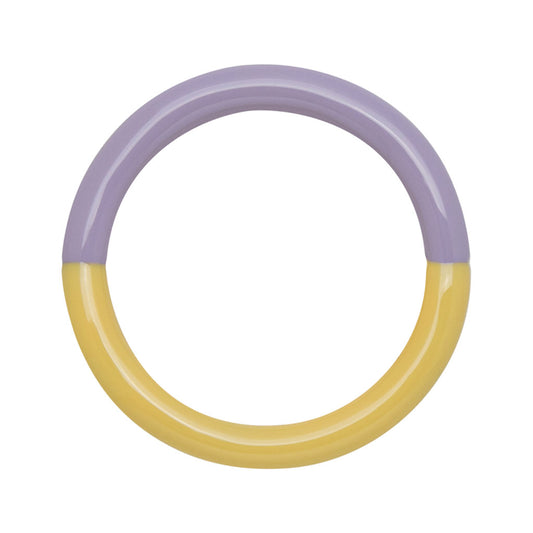 LULU Copenhagen Double Color Ring – Bright Yellow - Lavendel