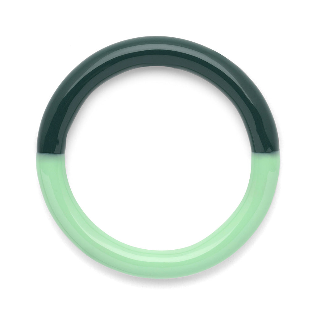 LULU Copenhagen Double Color Ring – North Sea Green / Seasalt Green