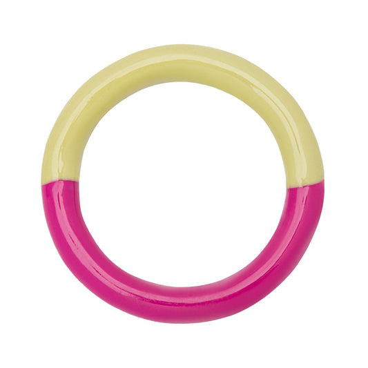 LULU Copenhagen Double Color Ring – PLUM-SILK LIGHT GREEN