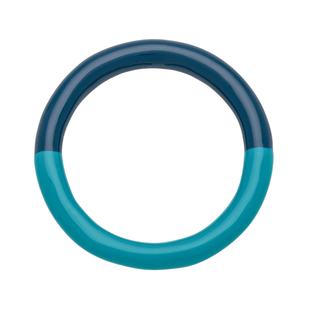 LULU Copenhagen Double Color Ring – Retro Dark Blue / Retro Blue